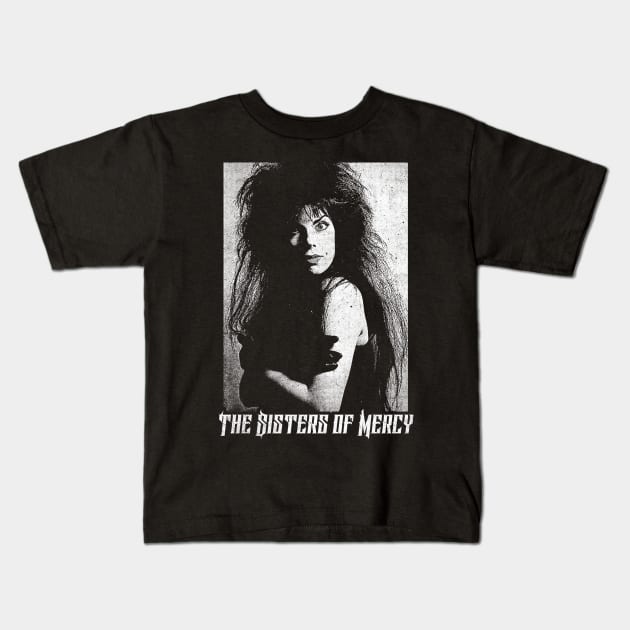 The Sisters of Mercy †† Cult 80s Aesthetic Design Kids T-Shirt by unknown_pleasures